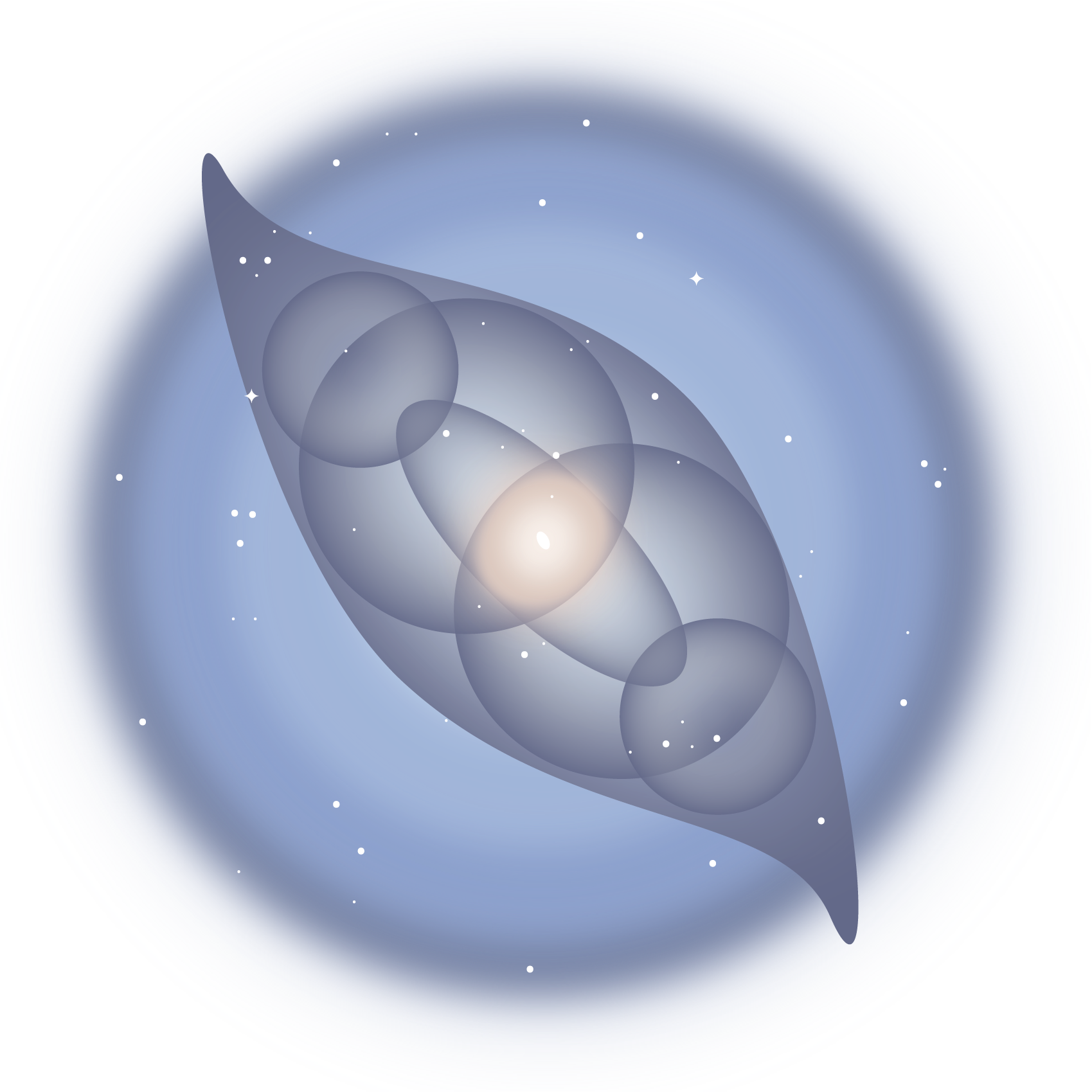 An illustration of a planetary nebula.